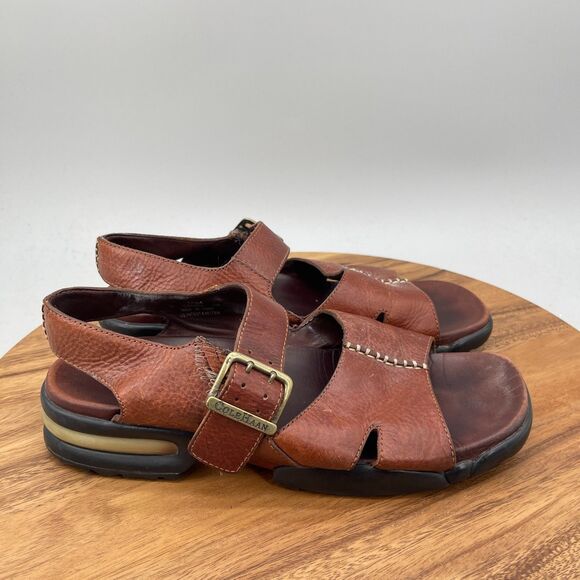 Cole Haan Brown Leather Fisherman Sandals Mens Size 10 M Classic Buckle Outdoors main image 5